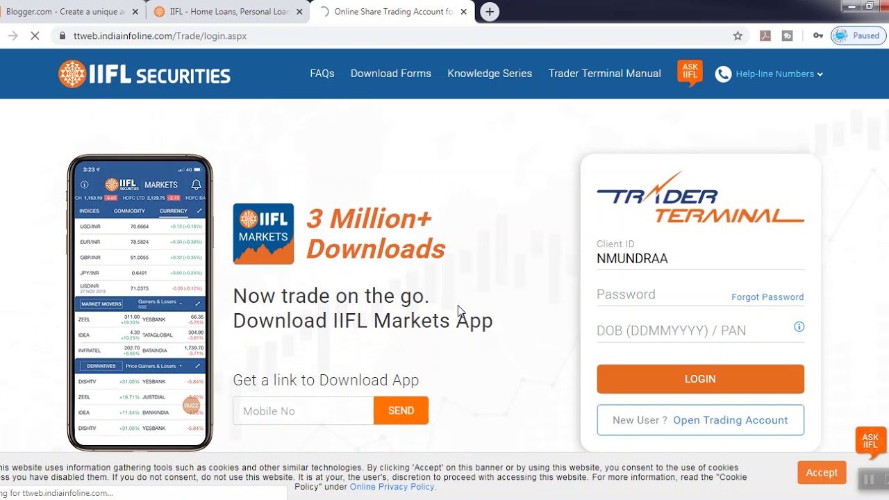 iifl trader terminal download
